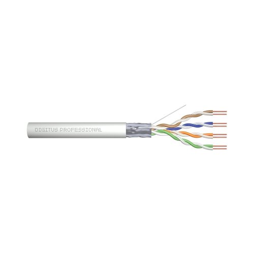 Патч-корд DIGITUS CAT 5e F-UTP, 100m, AWG 24/1, PVC, сірий