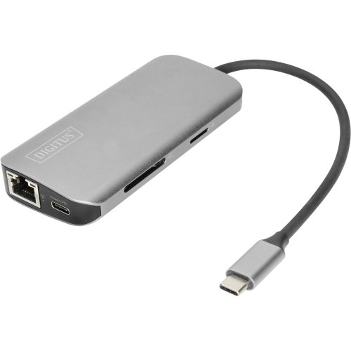 Док-станція DIGITUS USB-C, 8 Port