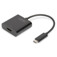 Адаптер DIGITUS USB-C - HDMA UHD 4K, M/F, 0.15 m