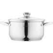 Каструля ARDESTO Gemini Gourmet, скляна кришка, 3.2 л, нержавіюча сталь