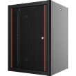 Шафа MIRSAN WTN 19 16U 600x560, RAL 9005