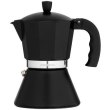 Гейзерна кавоварка ARDESTO Gemini Trento, 6 чашок, чорний, алюміній
