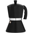 Гейзерна кавоварка ARDESTO Gemini Trento, 6 чашок, чорний, алюміній