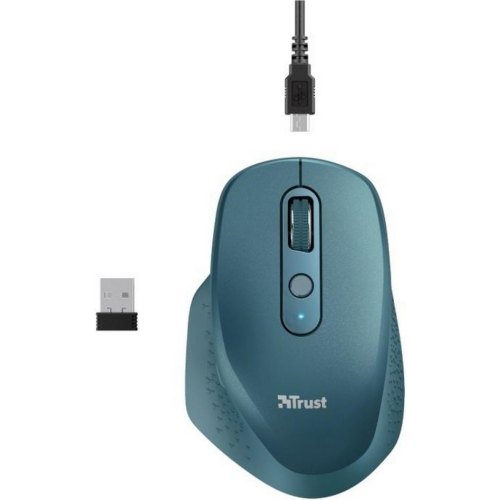 Мишка бездротова Trust OZAA RECHARGEABLE WL Blue