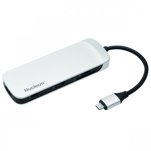Хаб Kingston Nucleum USB-C : USB 3.0/HDMI/SD/microSD/Power Pass through/Type-C ports