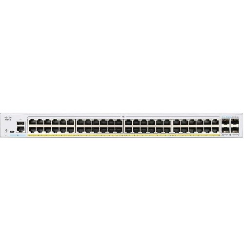 Комутатор Cisco CBS250 Smart 48-port GE, PoE, 4x1G SFP