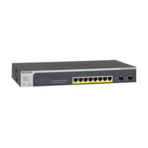 Комутатор NETGEAR GS510TPP 8x1GE PoE+(190Вт), 2xSFP, керований