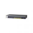 Комутатор NETGEAR GS510TPP 8x1GE PoE+(190Вт), 2xSFP, керований