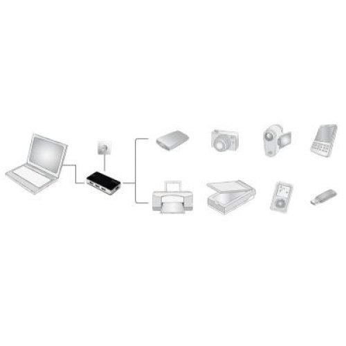 Концентратор DIGITUS USB 3.0 Hub, 4 Port
