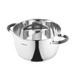 Каструля ARDESTO Gemini, скляна кришка, 5.5 л, нержавіюча сталь