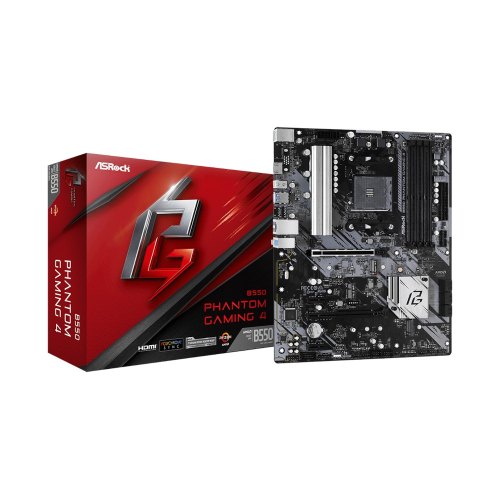 Материнська плата ASRock B550 PHANTOM GAMING 4 sAM4 4xDDR4 HDMI M.2 ATX