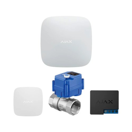 Система виявлення потопу та кульовий кран Ajax 2Е 1/2' 220В