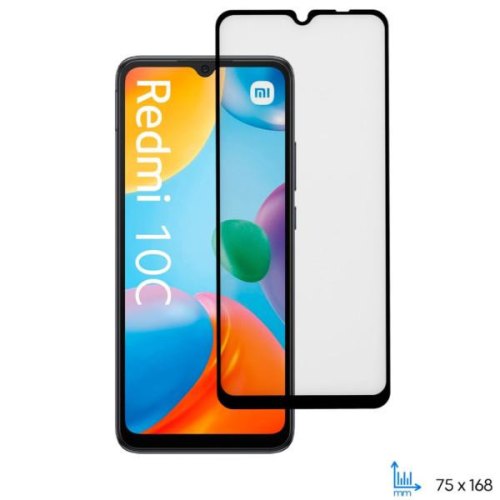 Захисне скло 2E Basic для Xiaomi Redmi 10C, 2.5D FCFG, (1 Pack) Black border