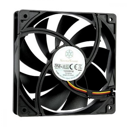 Кулер для корпусу SilverStone FN121-P 120мм 1200rpm 3pin 25.15dBa чорний