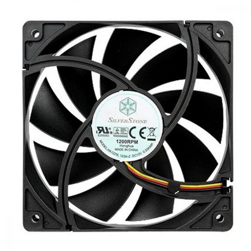 Кулер для корпусу SilverStone FN121-P 120мм 1200rpm 3pin 25.15dBa чорний