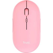Мишка бездротова Trust Puck Rechargeable Ultra-Thin BT WL Silent Pink
