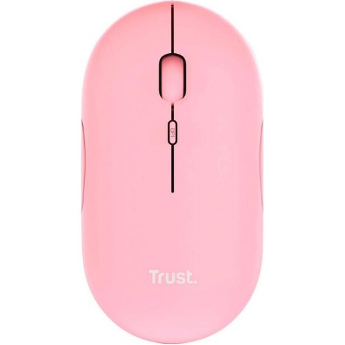 Мишка бездротова Trust Puck Rechargeable Ultra-Thin BT WL Silent Pink