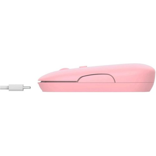 Мишка бездротова Trust Puck Rechargeable Ultra-Thin BT WL Silent Pink