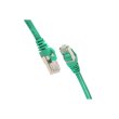 Патч-корд 2E Cat 6, S-FTP екран. фольга з обплетенням, RJ45, 4Х2 27AWG, 7/0.14 Cu, 1.00 m, PVC, Green