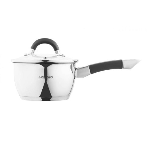 Ківш ARDESTO Gemini, скляна кришка, 1.6 л, нержавіюча сталь