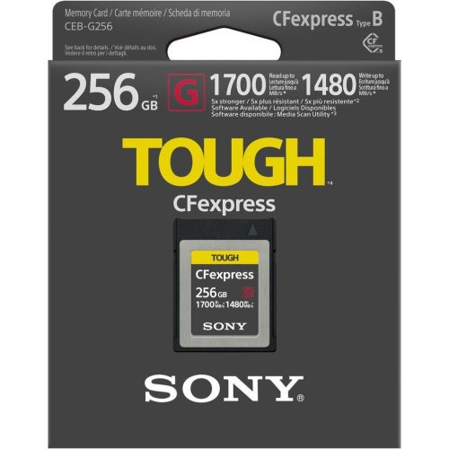 microSDXC  Sony CFexpress Type B 128GB R1700/W1480