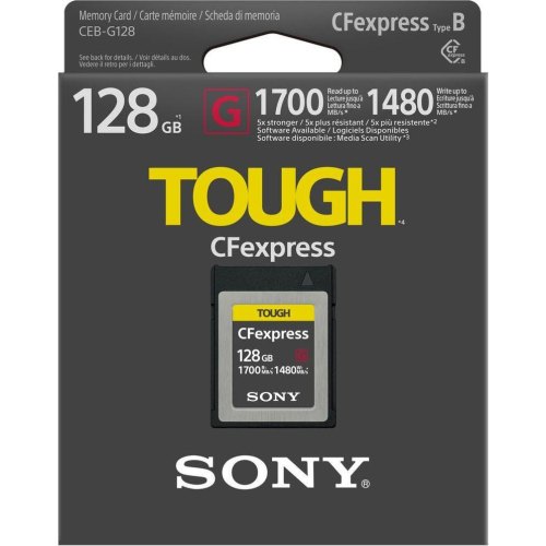 microSDXC  Sony CFexpress Type B 128GB R1700/W1480