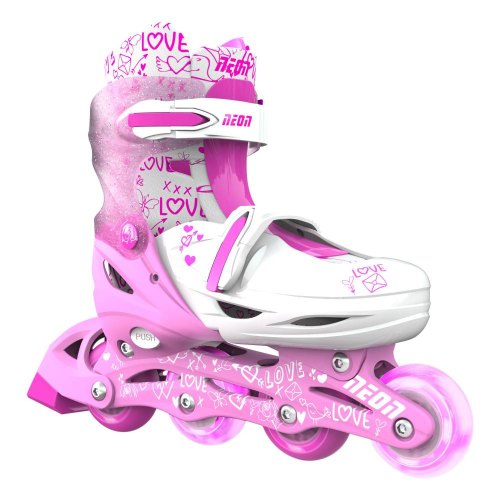 Ролики NEON COMBO SKATES Рожевий (Розмір 34-37)