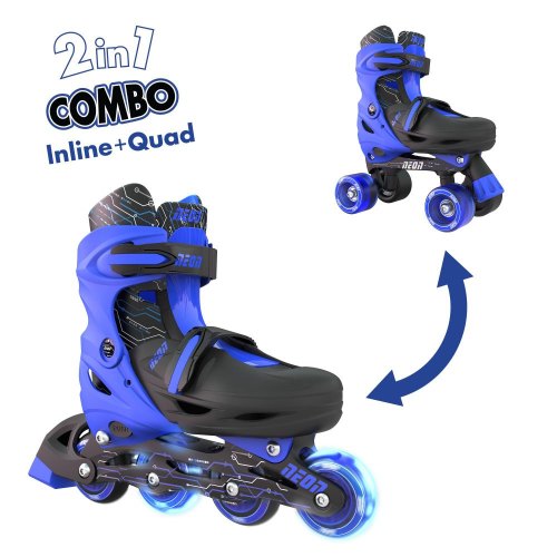 Ролики NEON Combo Skates Синій (Розмір 30-33)