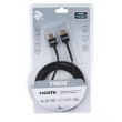 Кабель 2E HDMI (M/M), 3м, 2.0, Slim High Speed Aluminum, чорний