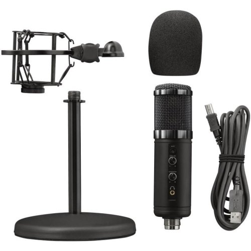 МІкрофон для ПК Trust GXT 256 Exxo USB Streaming Microphone Black