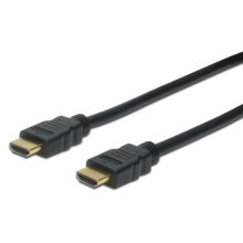 Кабель Digitus HDMI High speed + Ethernet (AM/AM) 5.0m, black