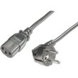 Кабель живлення Digitus (Schuko90/M - C13/F) 1.8m, black