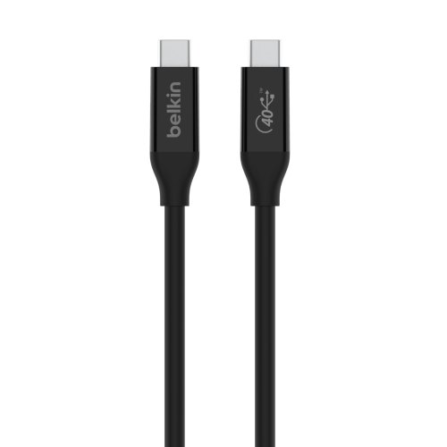 Кабель Belkin USB4 USB-C - USB-C, 40Gbps, 100W, 0.8m Black