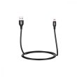 Кабель 2E USB-A - Lightning Glow 1m black
