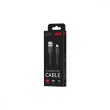Кабель 2E USB-A - Lightning Glow 1m black