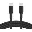 Кабель Belkin USB-С - USB-С 2м, 100Вт, плетений, чорний