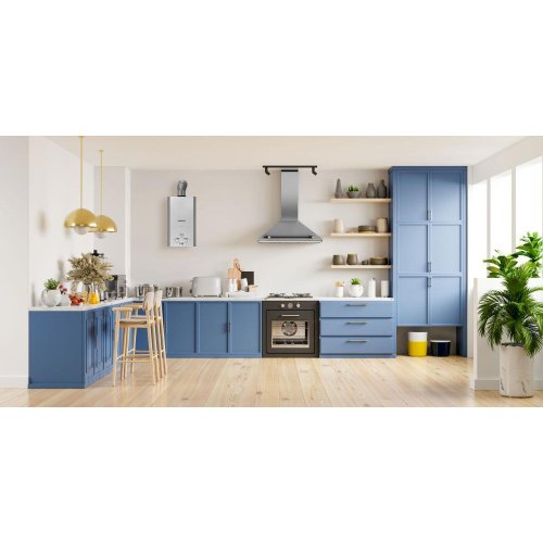 Газова колонка Ardesto X1, 10 л/хв., 20 кВт, розпалювання  від батарейок, дисплей, нерж. сталь