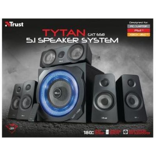 Акустична система TRUST 5.1 GXT 658 Tytan Surround Speaker System Black