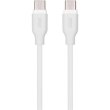 Кабель 2E USB-C - USB-C Glow 60W 1m White
