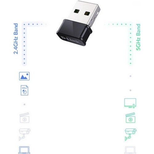 WiFi-адаптер D-Link DWA-181 AC1300, USB