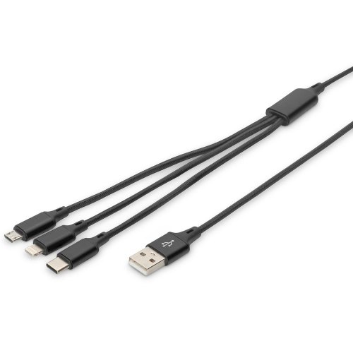 Кабель DIGITUS 3-in-1 Charger Cable