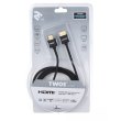 Кабель 2E HDMI (M/M), 2м, 2.0, Slim High Speed Aluminum, чорний
