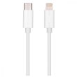Кабель 2E USB-C - Lightning Glow 1m White