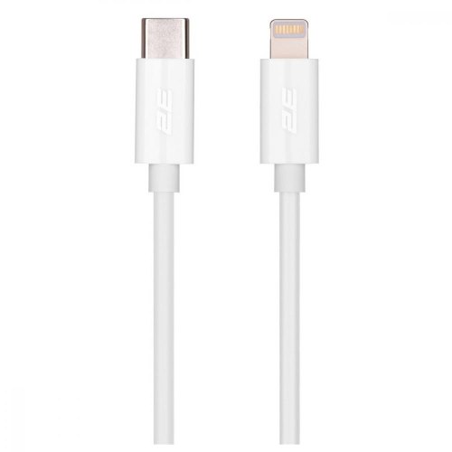 Кабель 2E USB-C - Lightning Glow 1m White