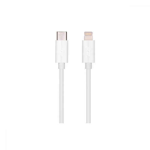 Кабель 2E USB-C - Lightning Glow 1m White