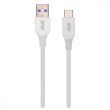 Кабель 2E USB-A - USB-C Glow 1m White