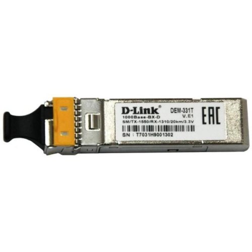 SFP-Трансівер 331T/20KM 1x1000Base-BX-D, WDM, SM, 20км, LC