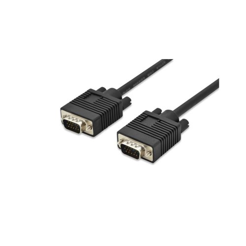 Кабель DIGITUS VGA, M/M, 1.8 m, 2xferrite, black