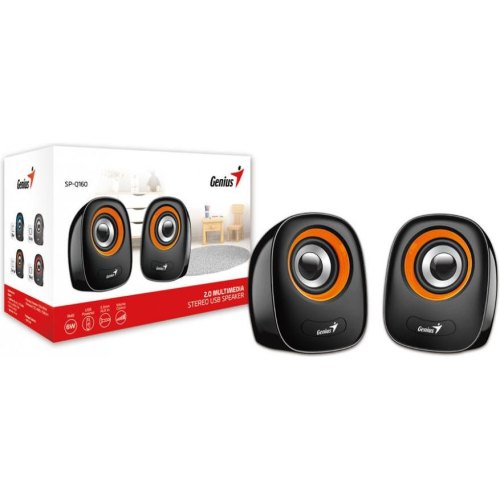 Колонки Genius 2.0 SP-Q160 USB ORANGE