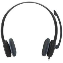 Гарнітура дротова, Logitech H151 Stereo Black (981-000589)